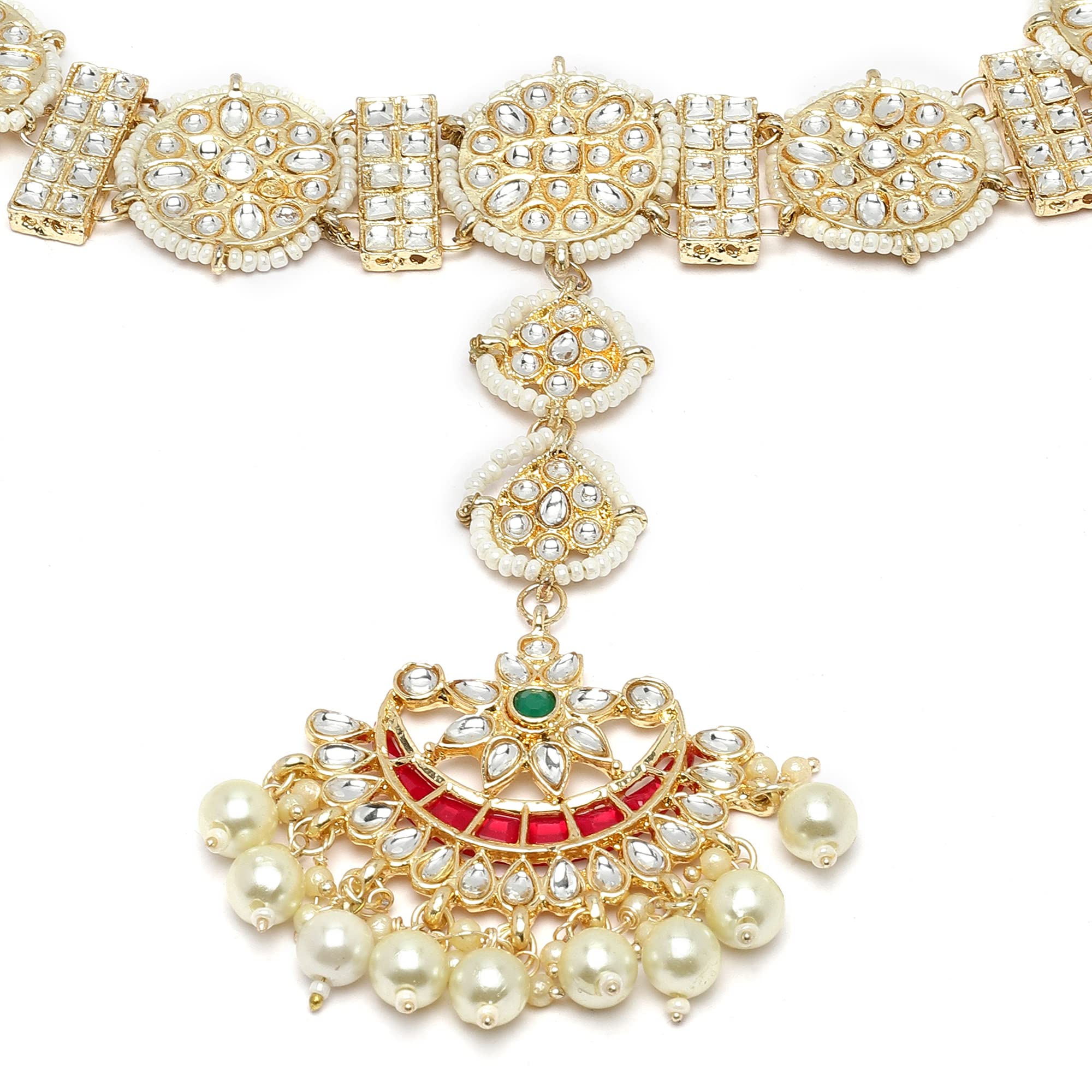 Gold-Plated Vilandi Borla Sheeshphool